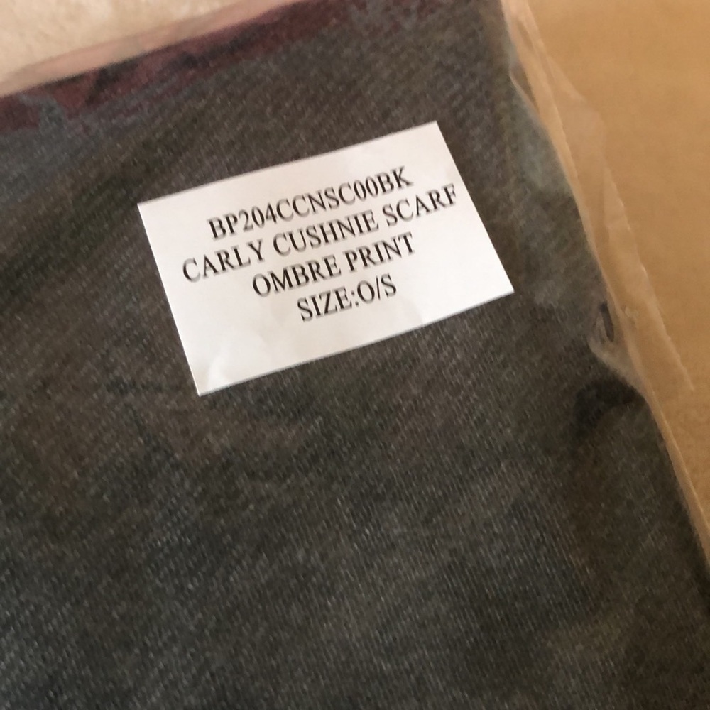 Cushnie Grey Horizon ombré scarf New! - Picture 4 of 9